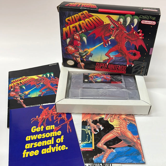 An image of the game, console, or accessory Super Metroid - (CIB) (Super Nintendo)