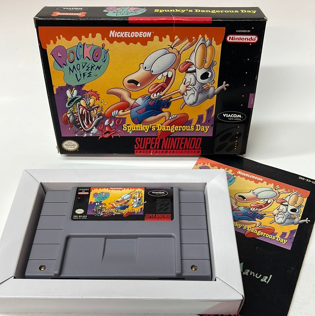 An image of the game, console, or accessory Rocko's Modern Life - (CIB) (Super Nintendo)