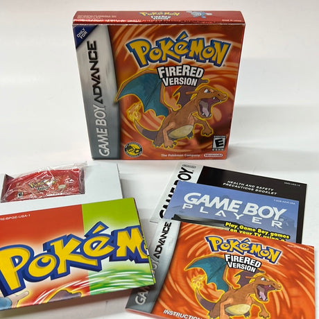 An image of the game, console, or accessory Pokemon FireRed - (CIB) (GameBoy Advance)