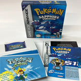 An image of the game, console, or accessory Pokemon Sapphire - (CIB) (GameBoy Advance)