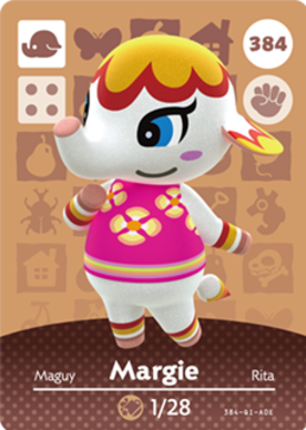 Margie Animal Crossing Amiibo Card - Animal Crossing Cards - Series 4