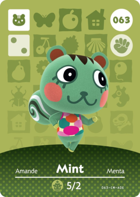 Mint Animal Crossing Amiibo Card - Animal Crossing Cards - Series 1