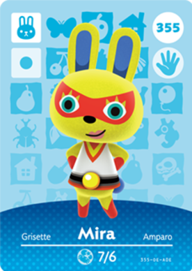 Mira Animal Crossing Amiibo Card - Animal Crossing Cards - Series 4