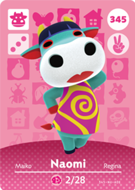 Naomi Animal Crossing Amiibo Card - Animal Crossing Cards - Series 4