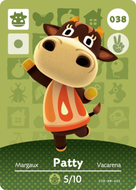 Patty Animal Crossing Amiibo Card - Animal Crossing Cards - Series 1