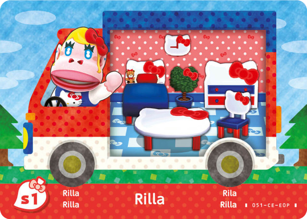 Rilla Animal Crossing Amiibo Card - Animal Crossing x Sanrio Series