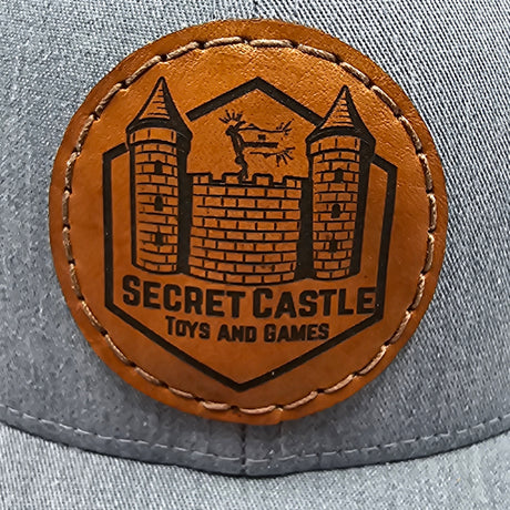 Grey/Stars and Stripes Secret Castle Circle Logo Mesh Trucker Cap