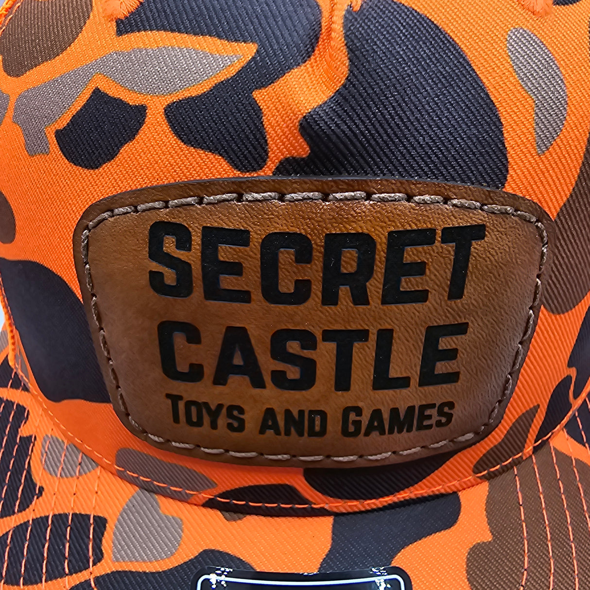 Blaze Camo Secret Castle Mesh Trucker Cap