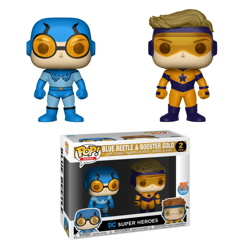 Funko Pop DC Blue Beetle and Booster Gold 2 Pack