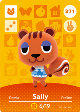 Sally Animal Crossing Amiibo Card - Animal Crossing Cards - Series 4