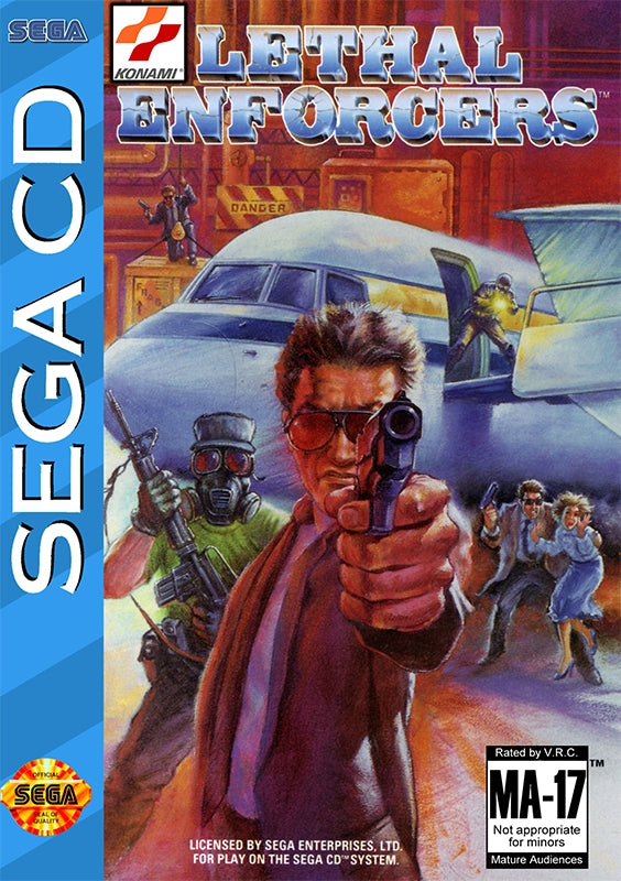 Lethal Enforcers [missing back insert] - (Missing) (Sega CD)