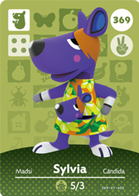 Sylvia Animal Crossing Amiibo Card - Animal Crossing Cards - Series 4