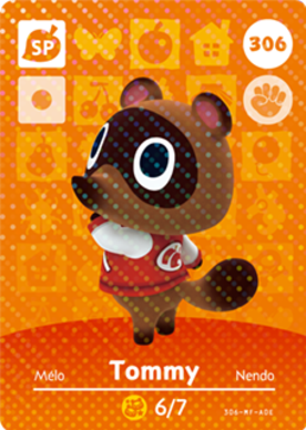 Tommy Animal Crossing Amiibo Card - Animal Crossing Cards - Series 4