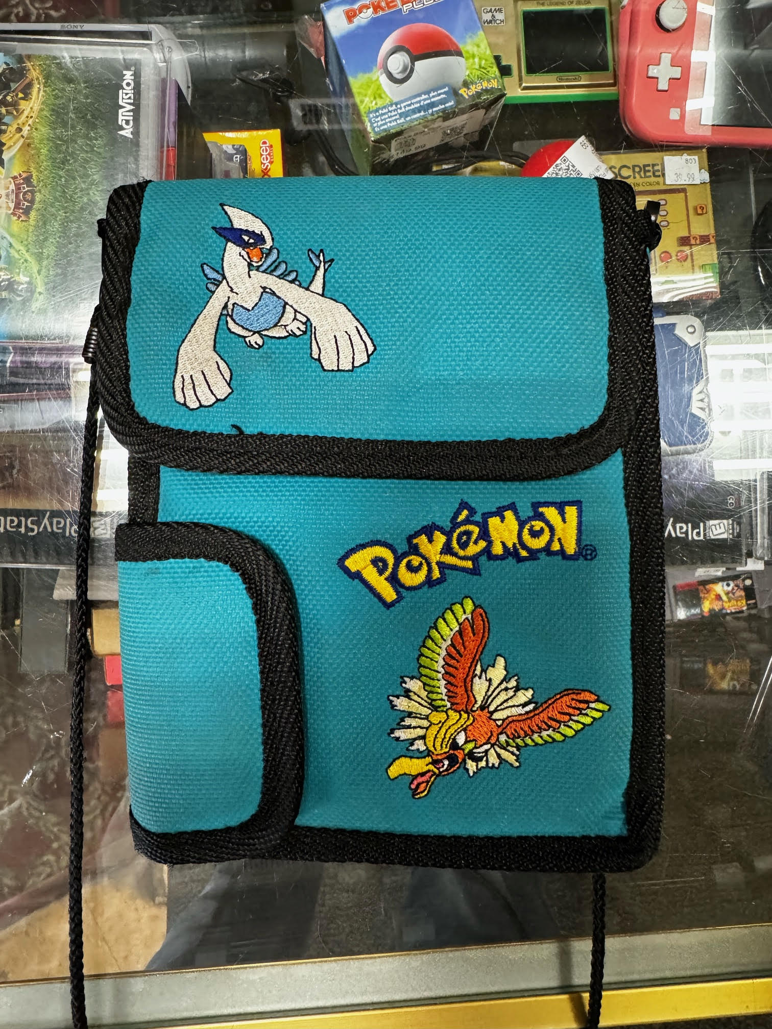 Teal Pokemon Lugia Ho-oh store Gameboy Carry Case