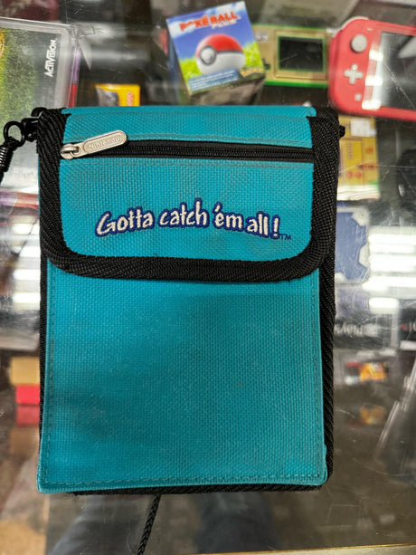 Pokemon Gold and Silver Teal Gameboy Bag