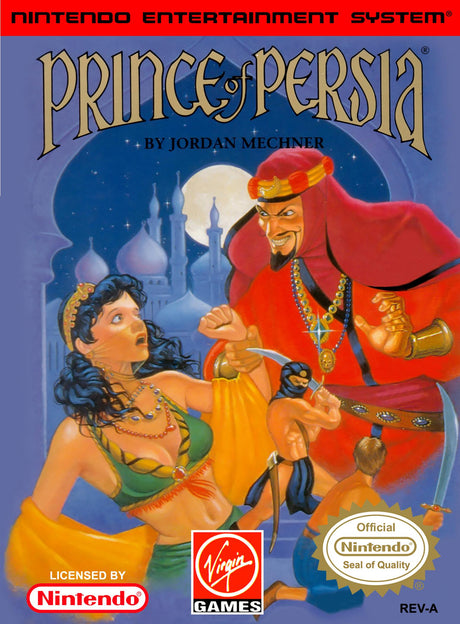 An image of the game, console, or accessory Prince of Persia (no manual) - (CIB) (NES)