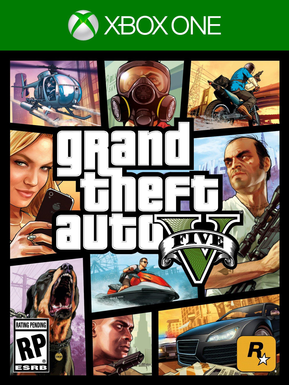 An image of the game, console, or accessory Grand Theft Auto V - (Missing) (Xbox One)