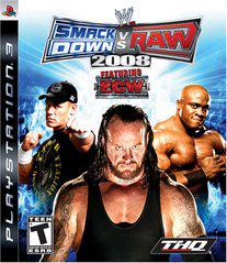 An image of the game, console, or accessory WWE Smackdown vs. Raw 2008 - (CIB) (Playstation 3)