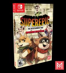 An image of the game, console, or accessory Superepic: The Entertainment War [Badge Edition] - (CIB) (Nintendo Switch)