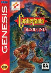 An image of the game, console, or accessory Castlevania: Bloodlines - (LS) (Sega Genesis)