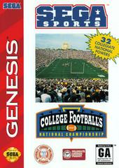 An image of the game, console, or accessory College Football's National Championship - (CIB) (Sega Genesis)