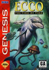 An image of the game, console, or accessory Ecco The Tides of Time - (LS) (Sega Genesis)