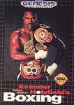 An image of the game, console, or accessory Evander Holyfield's Real Deal Boxing - (LS) (Sega Genesis)