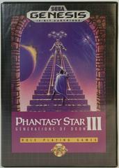 An image of the game, console, or accessory Phantasy Star III Generations of Doom - (CIB) (Sega Genesis)