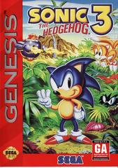 An image of the game, console, or accessory Sonic the Hedgehog 3 - (LS) (Sega Genesis)