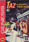 An image of the game, console, or accessory Taz in Escape from Mars - (CIB) (Sega Genesis)