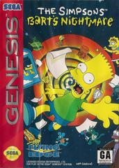 An image of the game, console, or accessory The Simpsons Bart's Nightmare - (LS) (Sega Genesis)