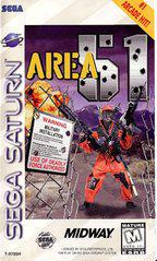 An image of the game, console, or accessory Area 51 - (CIB) (Sega Saturn)