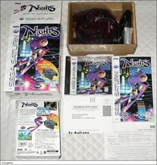 An image of the game, console, or accessory Nights into Dreams [3D Control Pad Bundle] - (CIB) (Sega Saturn)