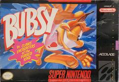 An image of the game, console, or accessory Bubsy - (CIB) (Super Nintendo)