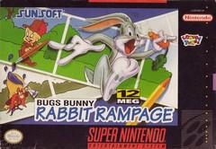 An image of the game, console, or accessory Bugs Bunny Rabbit Rampage - (LS) (Super Nintendo)