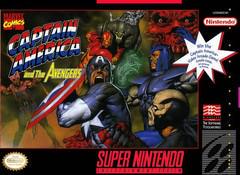 An image of the game, console, or accessory Captain America and the Avengers - (LS) (Super Nintendo)