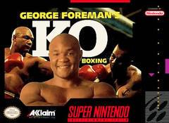 An image of the game, console, or accessory George Foreman's KO Boxing - (LS) (Super Nintendo)