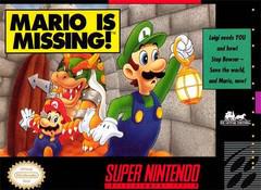 An image of the game, console, or accessory Mario is Missing - (LS) (Super Nintendo)