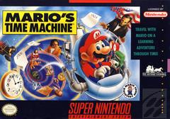 An image of the game, console, or accessory Mario's Time Machine - (LS) (Super Nintendo)