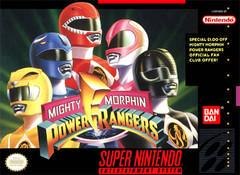 An image of the game, console, or accessory Mighty Morphin Power Rangers - (LS) (Super Nintendo)