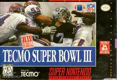 An image of the game, console, or accessory Tecmo Super Bowl III - (LS) (Super Nintendo)