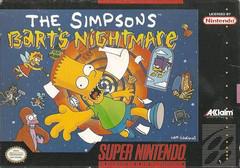 An image of the game, console, or accessory The Simpsons Bart's Nightmare - (LS) (Super Nintendo)