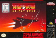 An image of the game, console, or accessory Turn and Burn No Fly Zone - (CIB) (Super Nintendo)