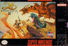 An image of the game, console, or accessory Ys III Wanderers from Ys - (LS) (Super Nintendo)