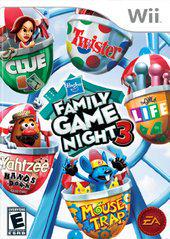 An image of the game, console, or accessory Hasbro Family Game Night 3 - (CIB) (Wii)