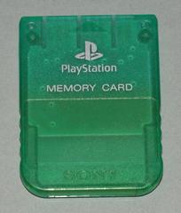 PS1 Memory Card [Clear Green] - (LS) (Playstation)