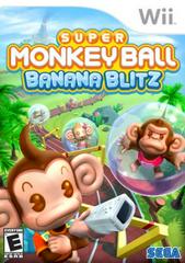 An image of the game, console, or accessory Super Monkey Ball Banana Blitz - (CIB Flaw) (Wii)