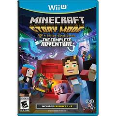 An image of the game, console, or accessory Minecraft: Story Mode Complete Adventure - (CIB) (Wii U)