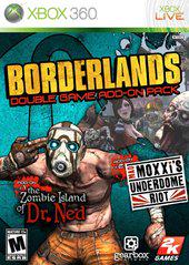 An image of the game, console, or accessory Borderlands: Double Game Add-On Pack - (CIB) (Xbox 360)