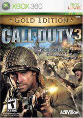 An image of the game, console, or accessory Call of Duty 3 [Gold Edition] - (CIB) (Xbox 360)